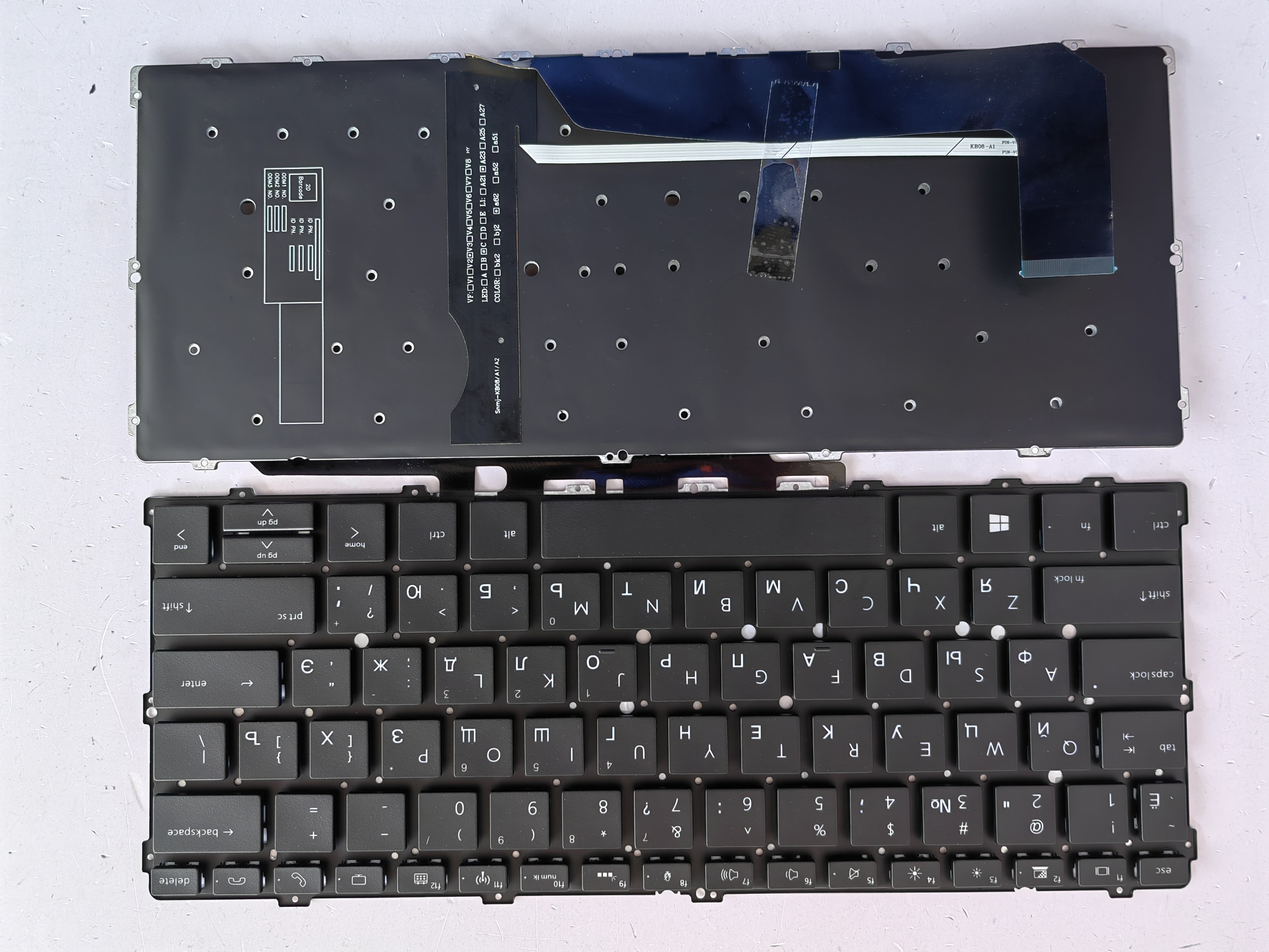 Picture of New Replacement Laptop Keyboard For HP 1030G2/1030G3/1030G4/1030G5/1030G6 BLACK Backlit (OEM) RU Layout